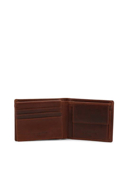 Braunes Lederbifold-Portemonnaie Lumberjack NEWCO