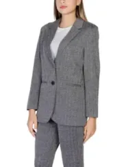 Graues Tweed Blazer und Hose