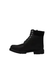Schwarze Timberland Stiefel mit Schnürung