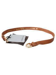 Belts Elegant Brown Leather Double Buckle Belt 270,00 € 8058301882773 | Planet-Deluxe