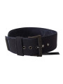 Belts Elegant Black Leather Classic Belt 180,00 € 7333413032355 | Planet-Deluxe