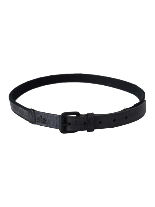 Belts Chic Black Leather Waist Belt 230,00 € 7333413032317 | Planet-Deluxe