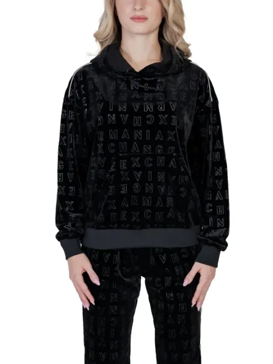 Schwarzes Samt Armani Exchange Set