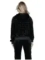 Armani Exchange schwarzes Velour Trainingsanzug