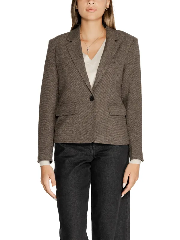 Braunes Tweed Blazer für Damen Braunes Tweed Blazer für Damen