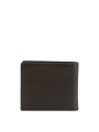 Schwarzes Lederbifold mit drei Fächern