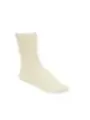 Weißes Tweed Wolle Birkenstock Socken
