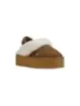 Tan Emu Australia Halbschuh mit Pelz.