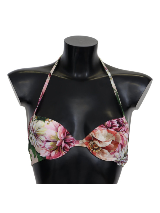 THE LAST günstig Kaufen-Floral Elegance Elastic Bikini Top. Floral Elegance Elastic Bikini Top <![CDATA[Enhance your beachwear collection with the Dolce & Gabbana Floral Elegance Bikini Top. Impeccably crafted with luxurious materials, this bikini top exudes sophistication with 