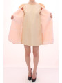 Jackets & Coats Chic Pink Silk-Blend Short Sleeve Coat 820,00 € 8050246186992 | Planet-Deluxe