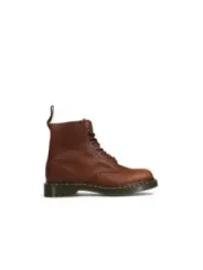 Dunkle braune Dr. Martens Stiefel