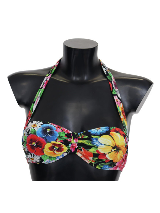 And the günstig Kaufen-Floral Elegance High-End Bikini Top. Floral Elegance High-End Bikini Top <![CDATA[Indulge in the epitome of summer chic with this Dolce & Gabbana bikini top, brand new with tags. Adorned with a vibrant floral print, this piece is crafted from a lightweigh