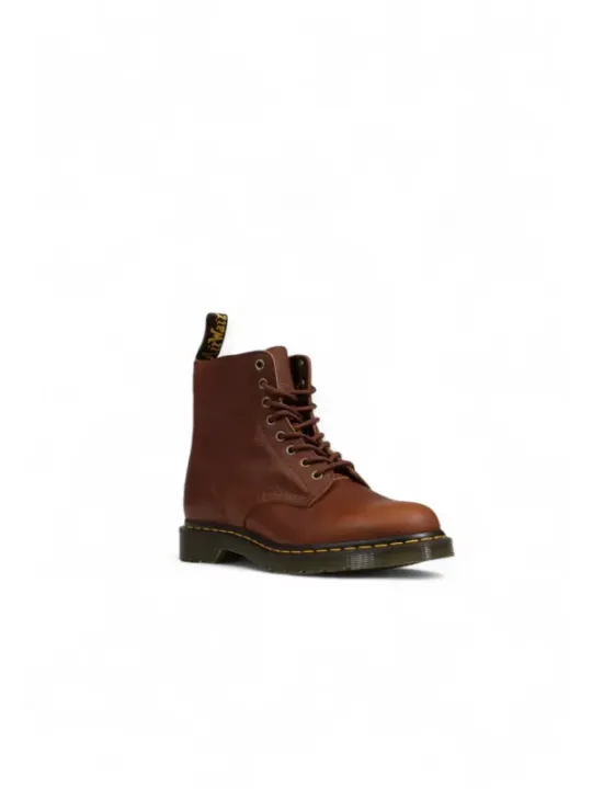 Braune Dr. Martens Lederstiefel