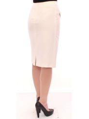 Skirts Elegant White Floral Pencil Skirt 640,00 € 7333413041258 | Planet-Deluxe