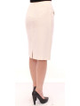 Skirts Elegant White Floral Pencil Skirt 640,00 € 7333413041258 | Planet-Deluxe