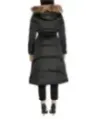 Schwarze Guess-Parka mit Fellkapuze