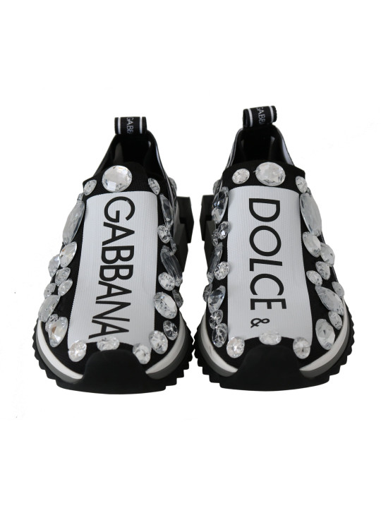 Sneakers Chic Monochrome Crystal Studded Sneakers 1.030,00 € 8054319405720 | Planet-Deluxe