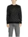 Schwarzer geometrischer Antony Morato Pullover