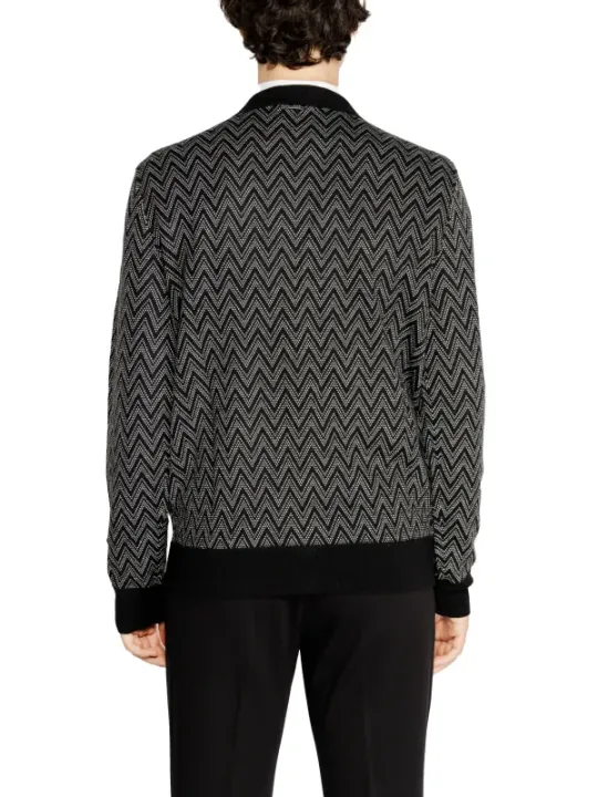 Schwarze Chevron-Blousonjacke Antony Morato