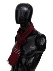 Scarves Elegant Wool Silk Blend Striped Scarf 310,00 € 8058301883435 | Planet-Deluxe