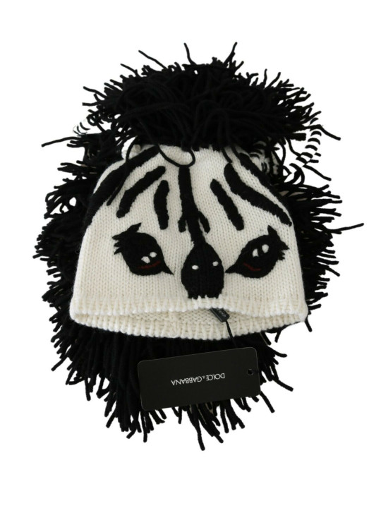 Hats Black and White Knitted Cashmere Beanie 1.370,00 € 8051124820397 | Planet-Deluxe