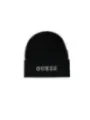 Schwarze Guess-Mütze mit Logo