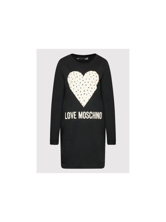 Dresses Chic Blue Cotton Love Moschino Dress 190,00 € 8055204374046 | Planet-Deluxe