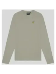 Graues Baumwoll-Langarmshirt mit Schmetterling