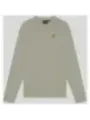 Graues Baumwoll-Langarmshirt mit Schmetterling