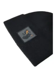 Duck-Patch schwarze Strickmütze Antony Morato