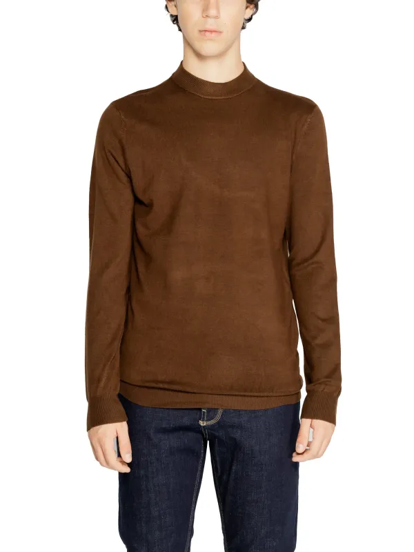 Brauner Antony Morato Strickpullover Jeans Brauner Antony Morato Strickpullover Jeans