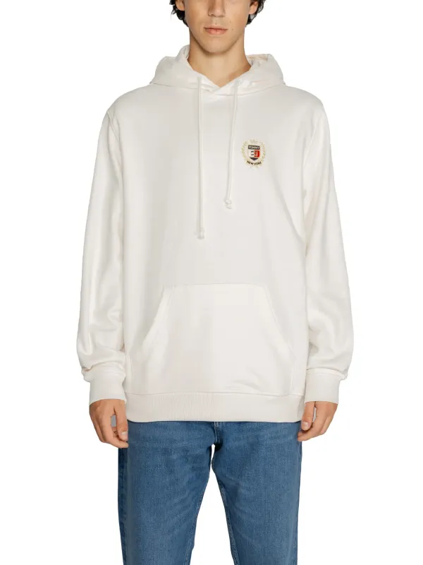Weißer Kapuzenpullover mit TH-Logo Weißer Kapuzenpullover mit TH-Logo
