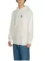 Cremefarbener Tommy Hilfiger Kapuzenpullover