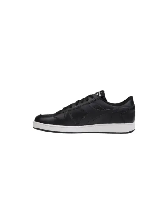 Schwarze Diadora 476529 Ledersneaker