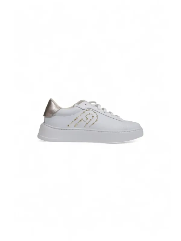 Weiße Furla Sneaker mit Goldakzenten Weiße Furla Sneaker mit Goldakzenten