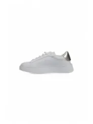 Weiße Furla Leder-Sneakers mit Logo