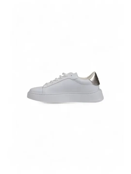 Weiße Furla Leder-Sneakers mit Logo