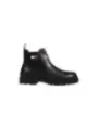Schwarzer Leder Chelsea Stiefel