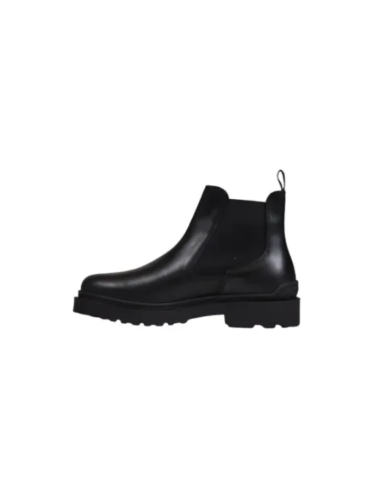 Schwarzer Tommy Hilfiger Chelsea-Stiefel