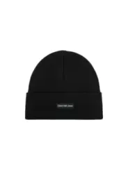 Schwarze Calvin Klein Strickmütze klassisch