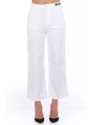 Jeans & Pants Elevated Elegance White Cropped Trousers 190,00 € 1100000103264 | Planet-Deluxe