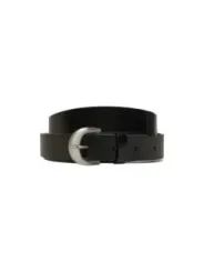 Schwarzer Ledergürtel mit Calvin Klein Schnalle