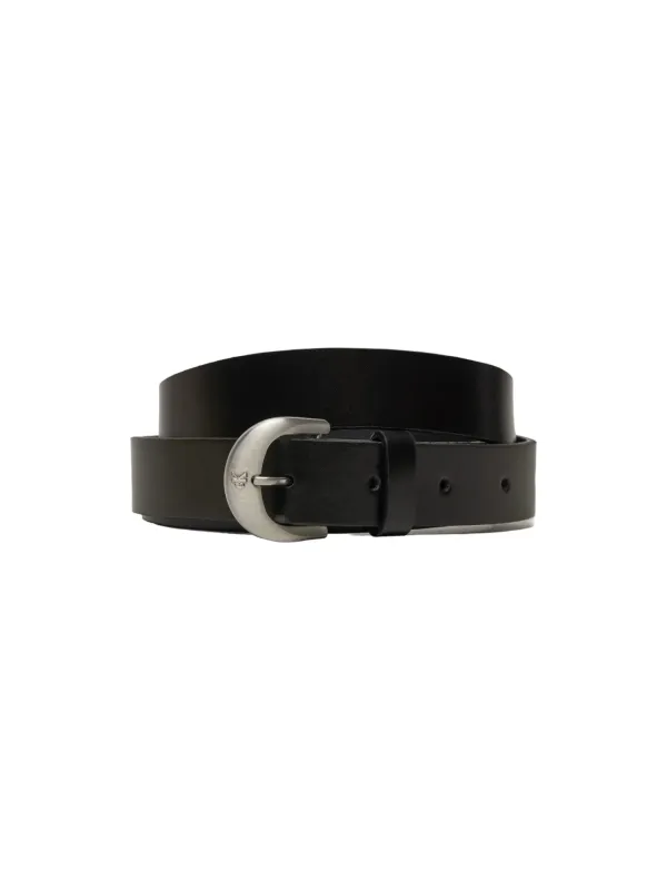 Schwarzer Ledergürtel mit Calvin Klein Schnalle