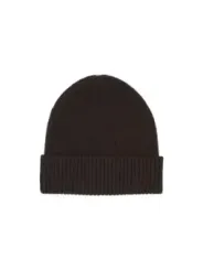 Dunkelgraue Strickmütze von Calvin Klein