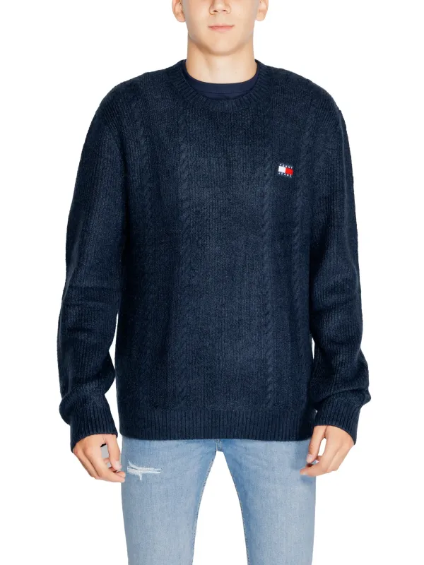 Navyblauer Tommy Hilfiger Rundhals-Pullover Navyblauer Tommy Hilfiger Rundhals-Pullover