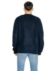 Marineblaues Tommy Hilfiger Kabelstrickmuster