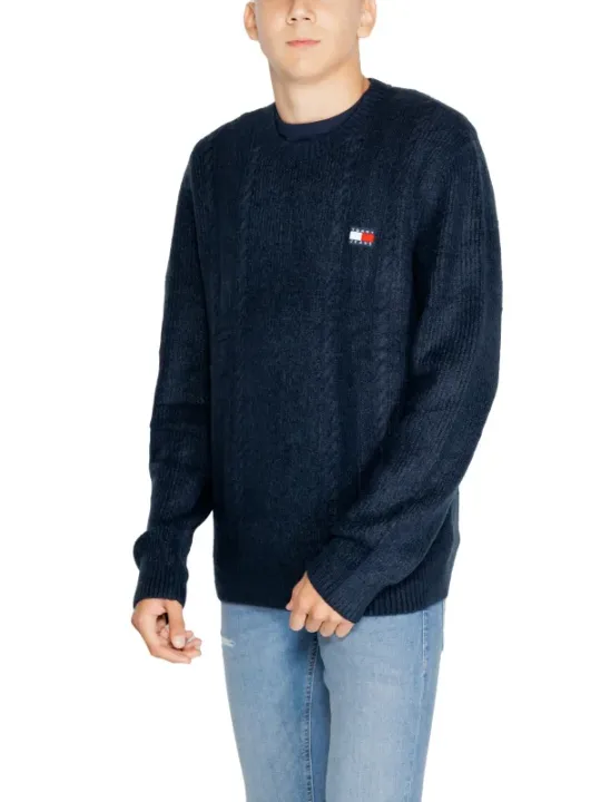 Navy Tommy Hilfiger Rundhals-Pullover