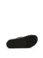 Braune Leder-Sandalen mit Riemchen
