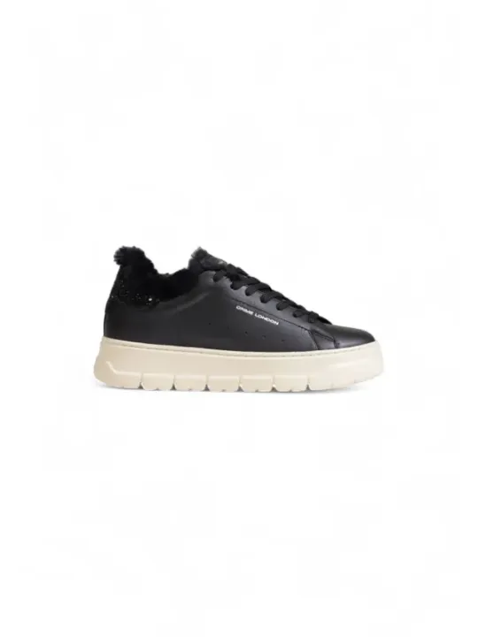 Schwarze weiße Sneaker Crime London