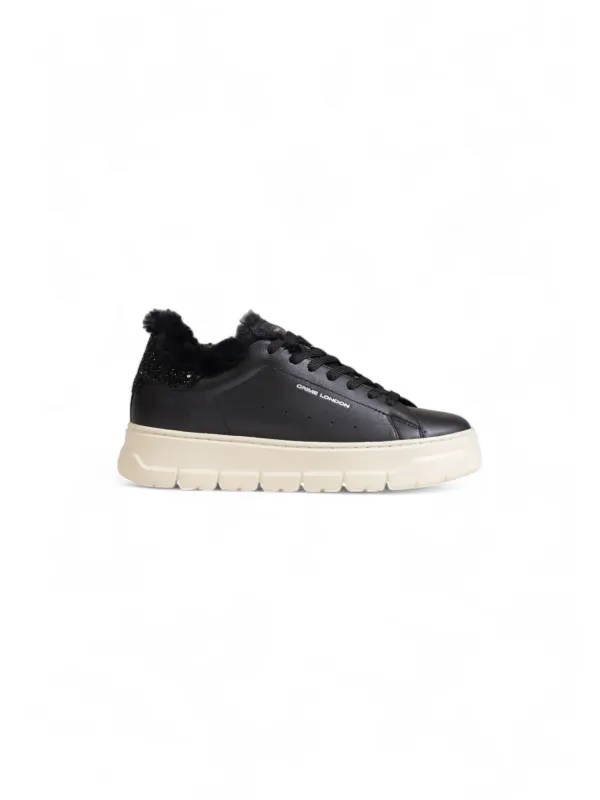 Schwarze weiße Sneaker Crime London Schwarze weiße Sneaker Crime London